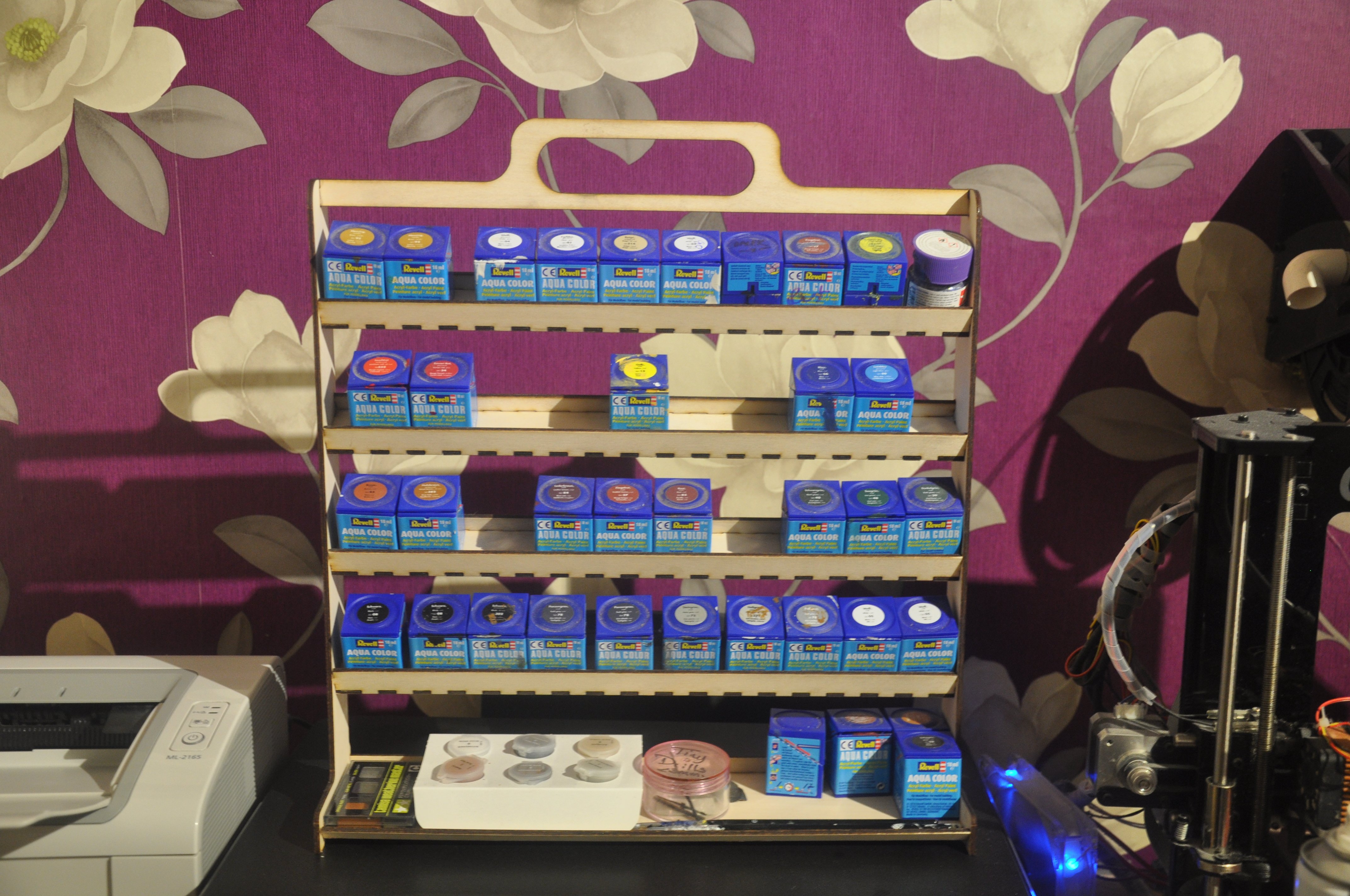 Revell Aqua Colour Paint Rack