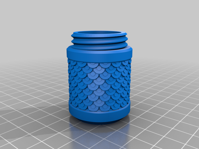 Textured Screw Cap Container