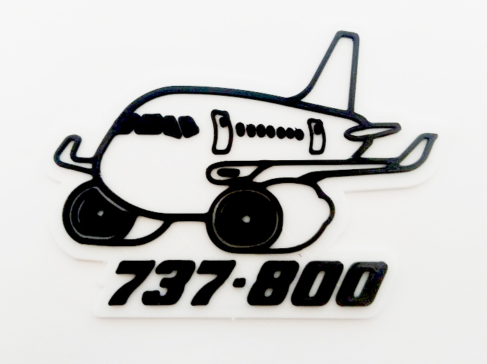 Boeing 737 Fridge Magnet