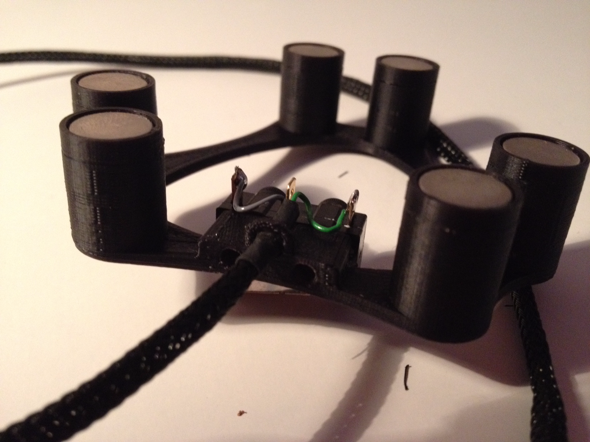 Detachable Z-probe w. magnetic connection for delta printer