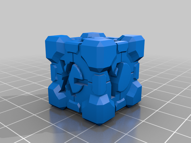 aperture science weighted calibration cube