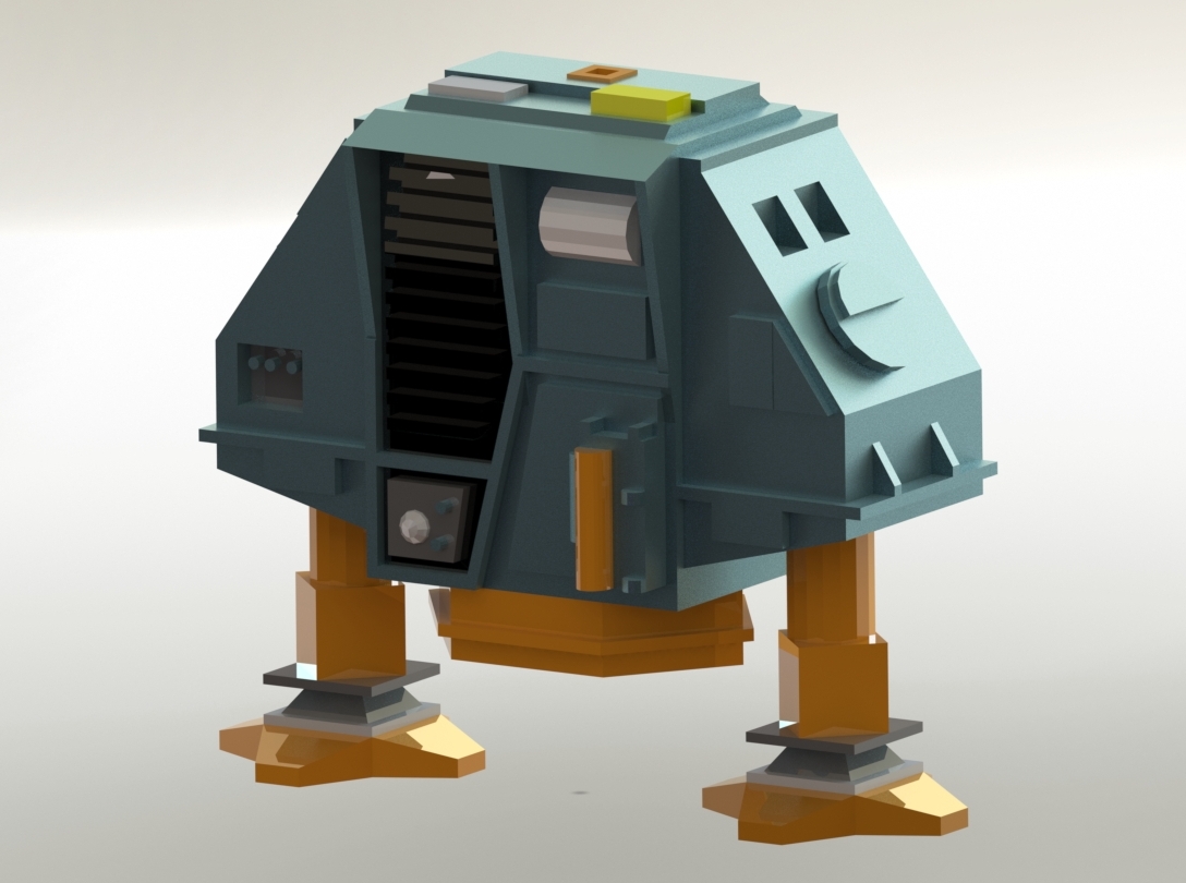 Silent Running Dewey Drone Easy Print Version
