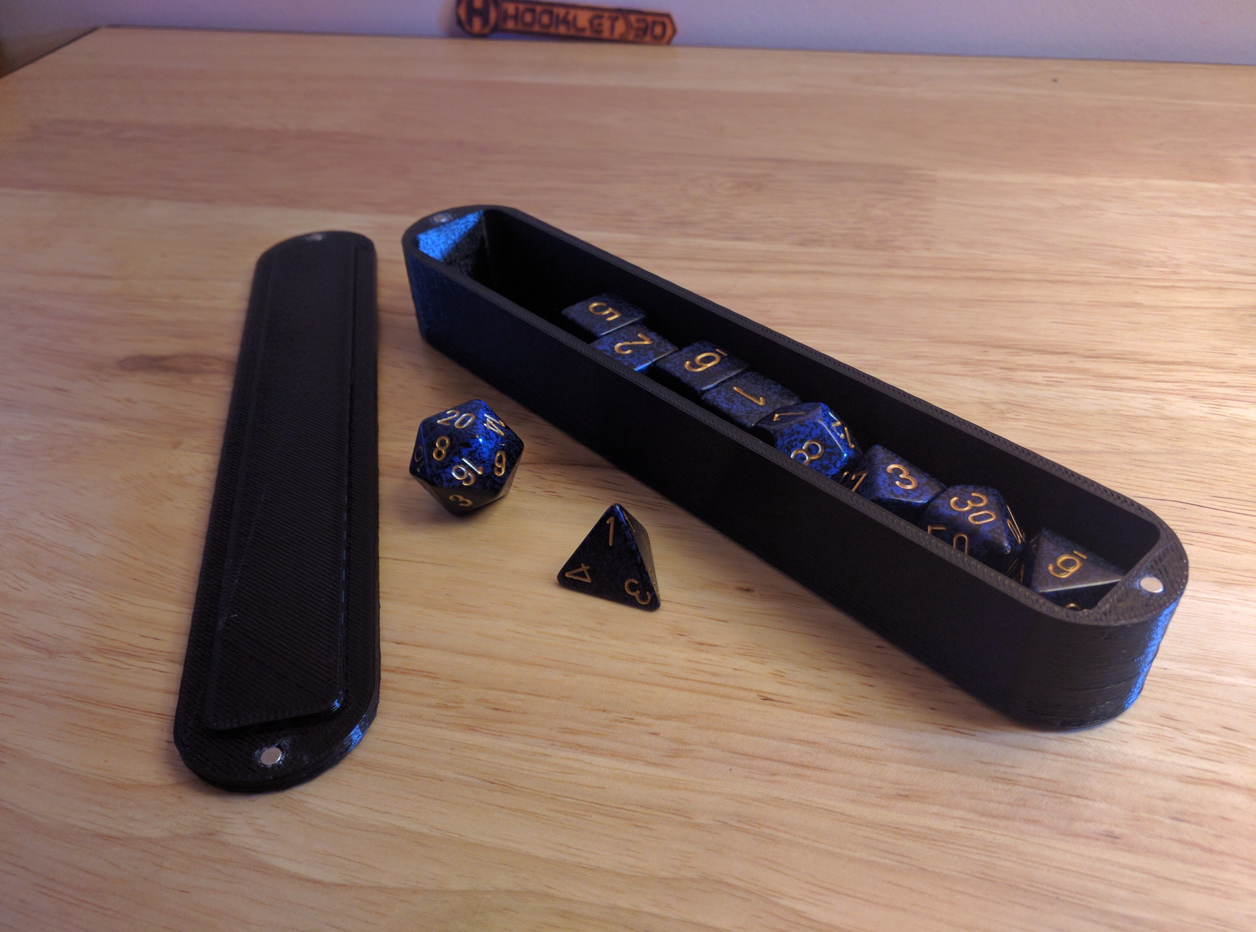 D&D & RPG Dice Case / Box with Magnetic Lid