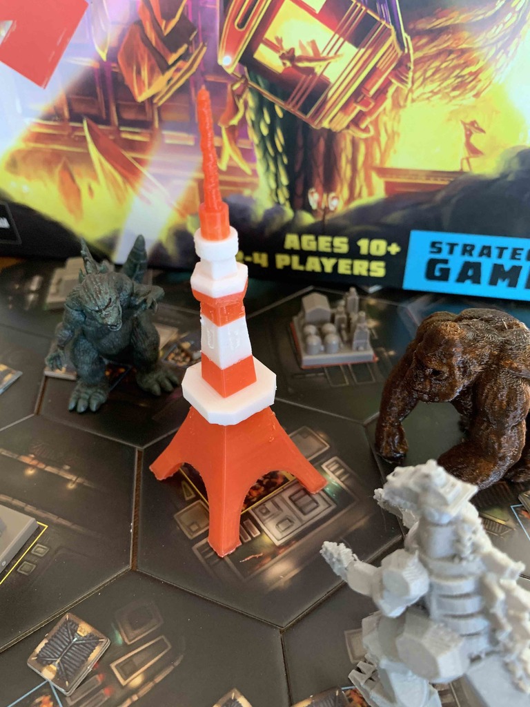 Tokyo Radio Tower for Godzilla: Tokyo Clash Board Game