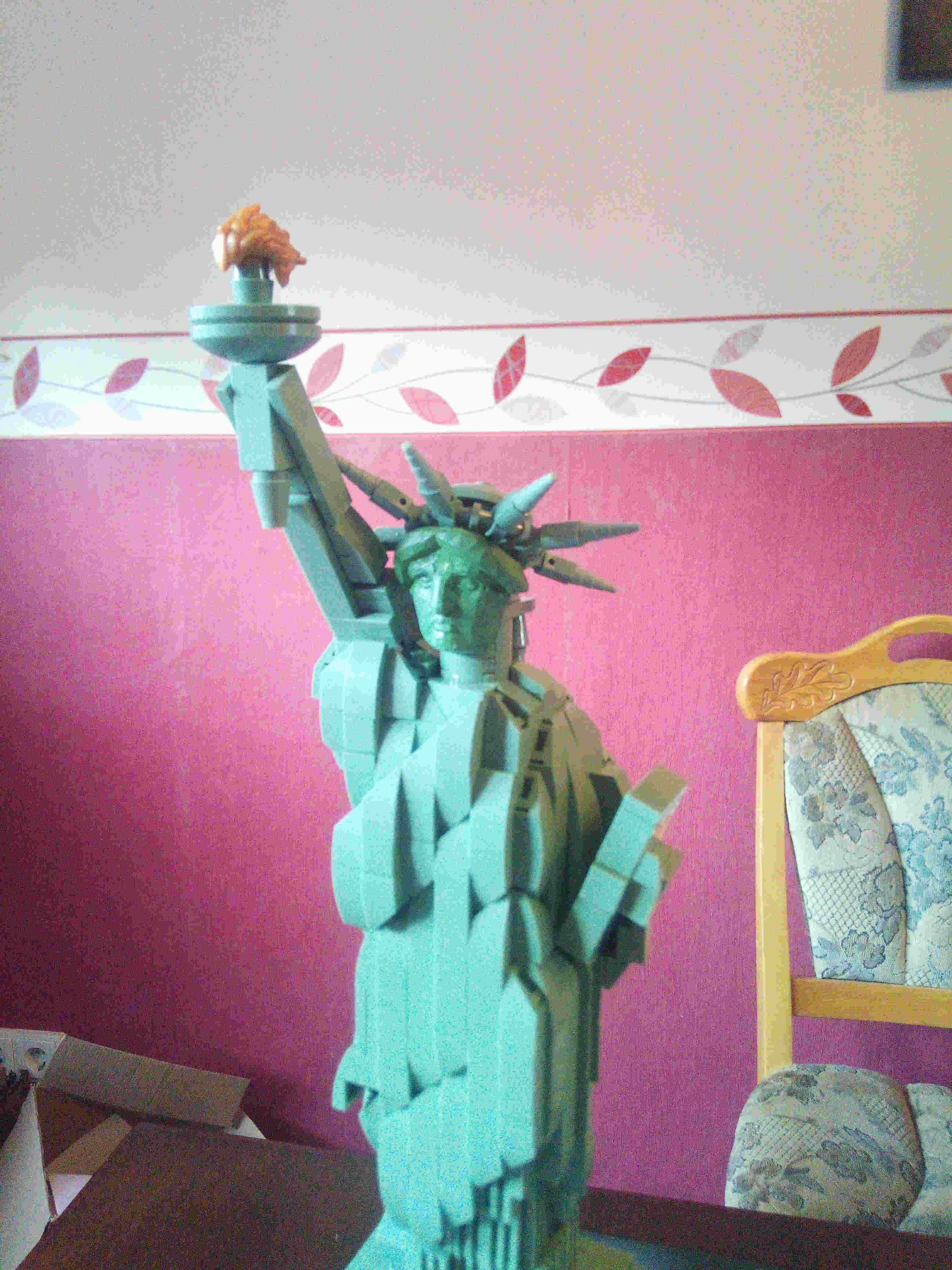 Lego Statue Of Liberty Face By Ecolon Thingiverse