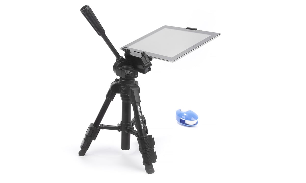 Clamp for iPad 4 on a tripod