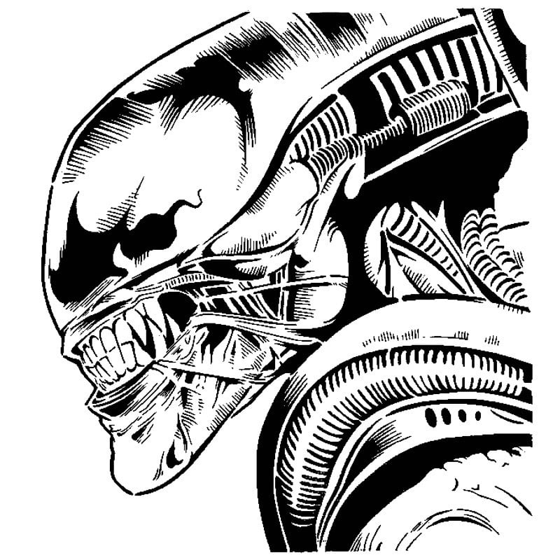 Alien stencil 2