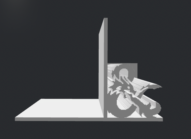 D&D Ampersand Bookend