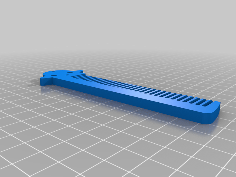 Balisong comb functional knife