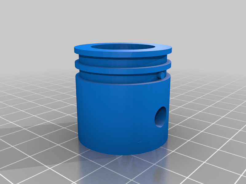 Piston cylinder with Crank and Piston Rings