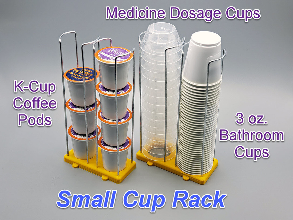 Small Cup Rack, Customizable