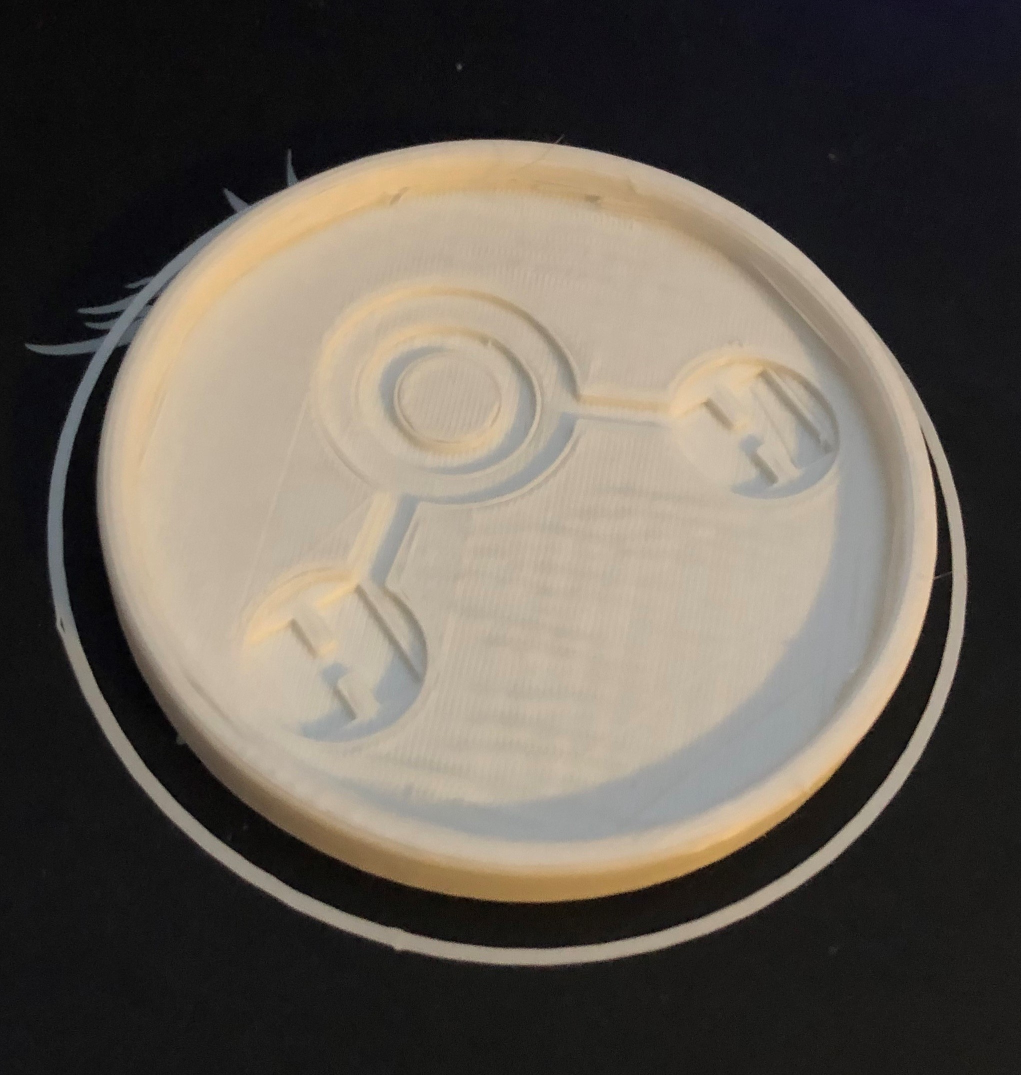 H2O Molecule Coaster