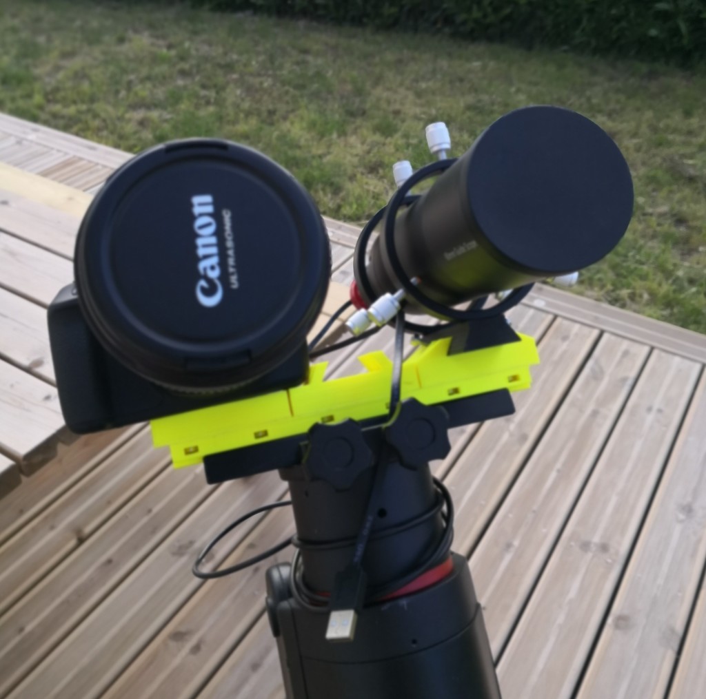 Customizable setup for wide field astrophotography