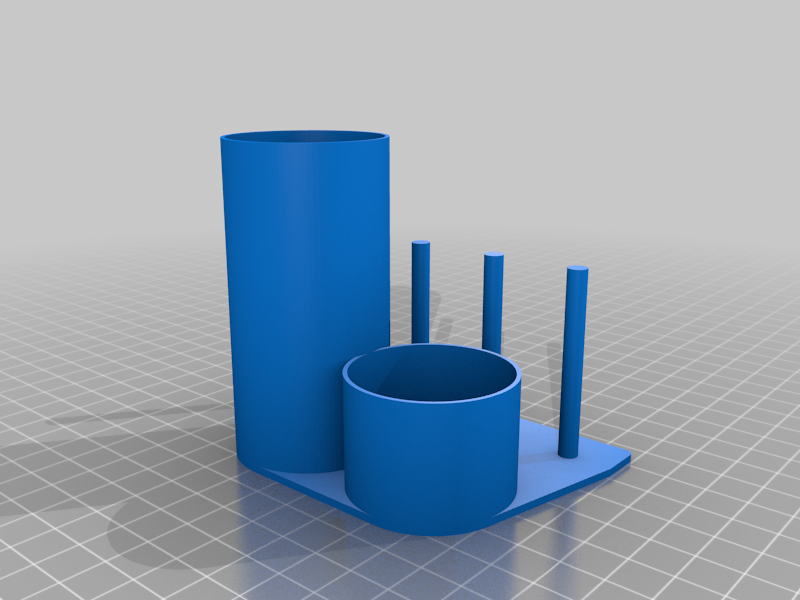 Small container for basic sewing tools