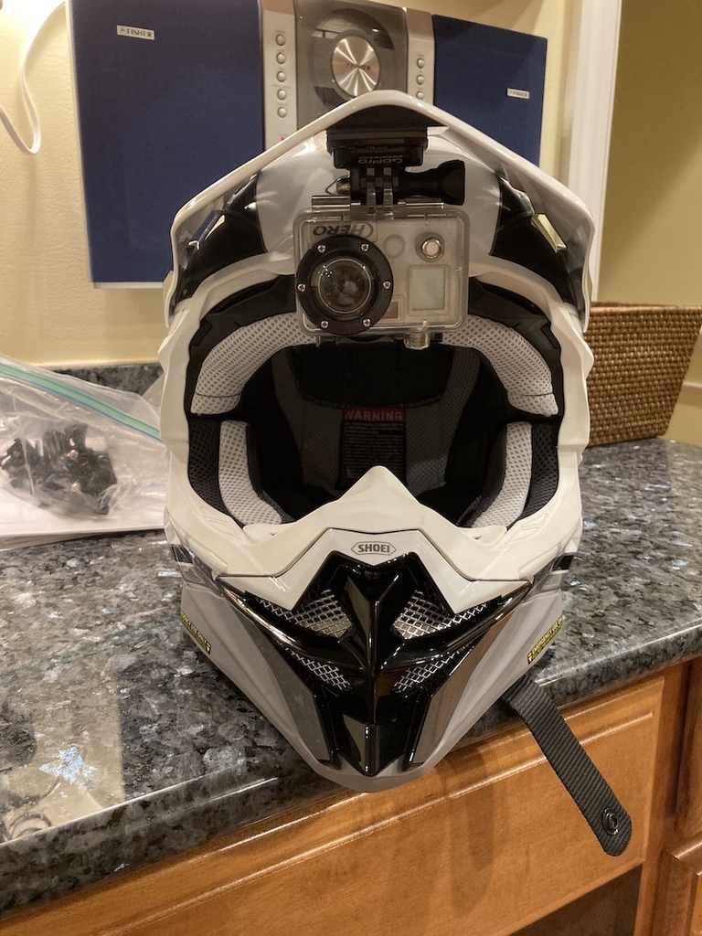 Shoei MX Helmet GoPro Flat Adaptor (under visor)