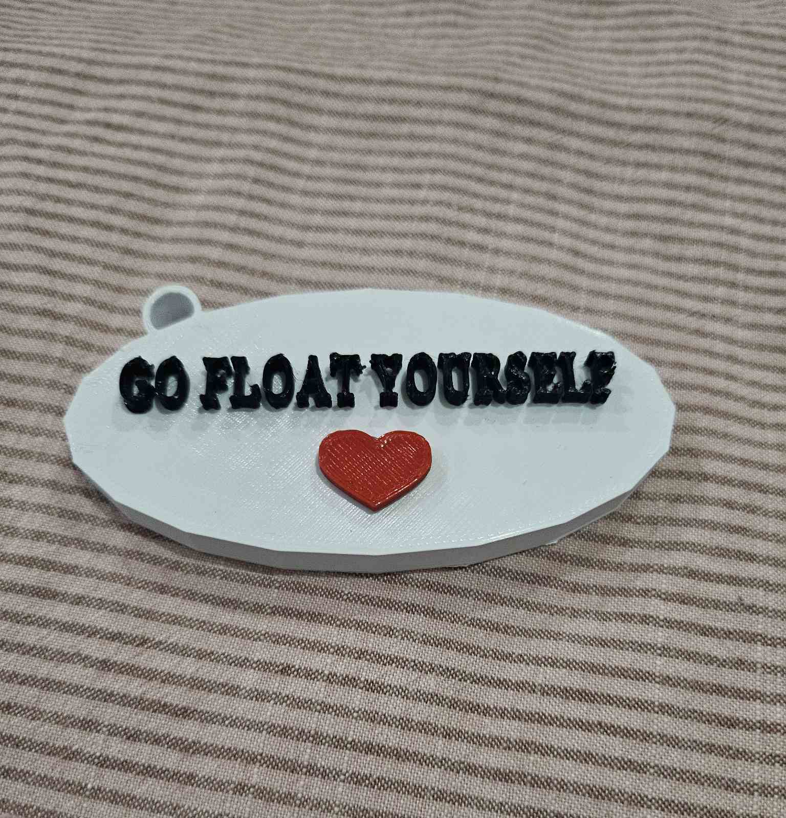 Go float yourself keyring