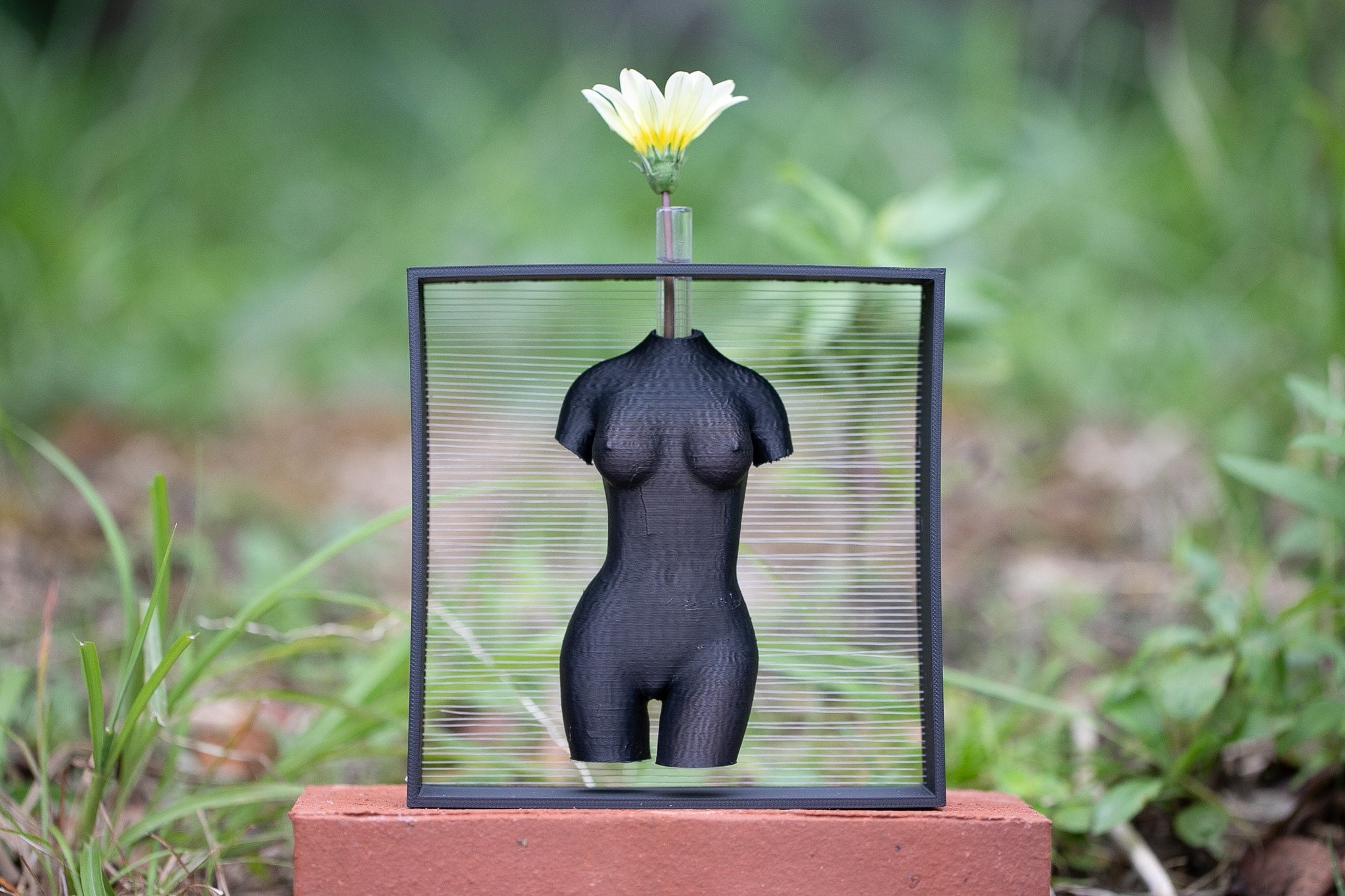 Floating Beauty, a single flower vase