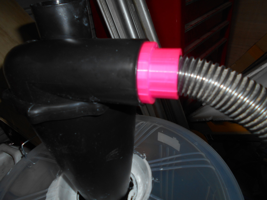 50mm to 32mm hose adapter step design