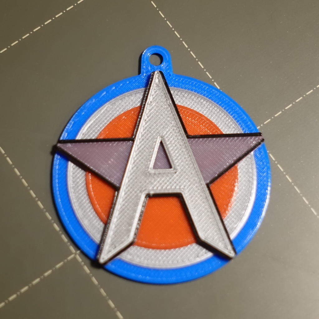 US Agent / New Captain America Keychain