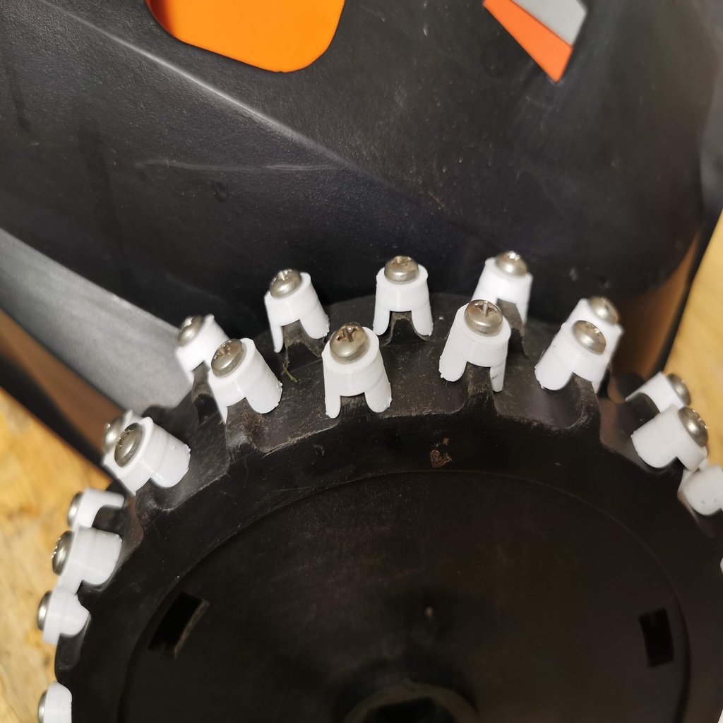 Worx landroid wheel spikes