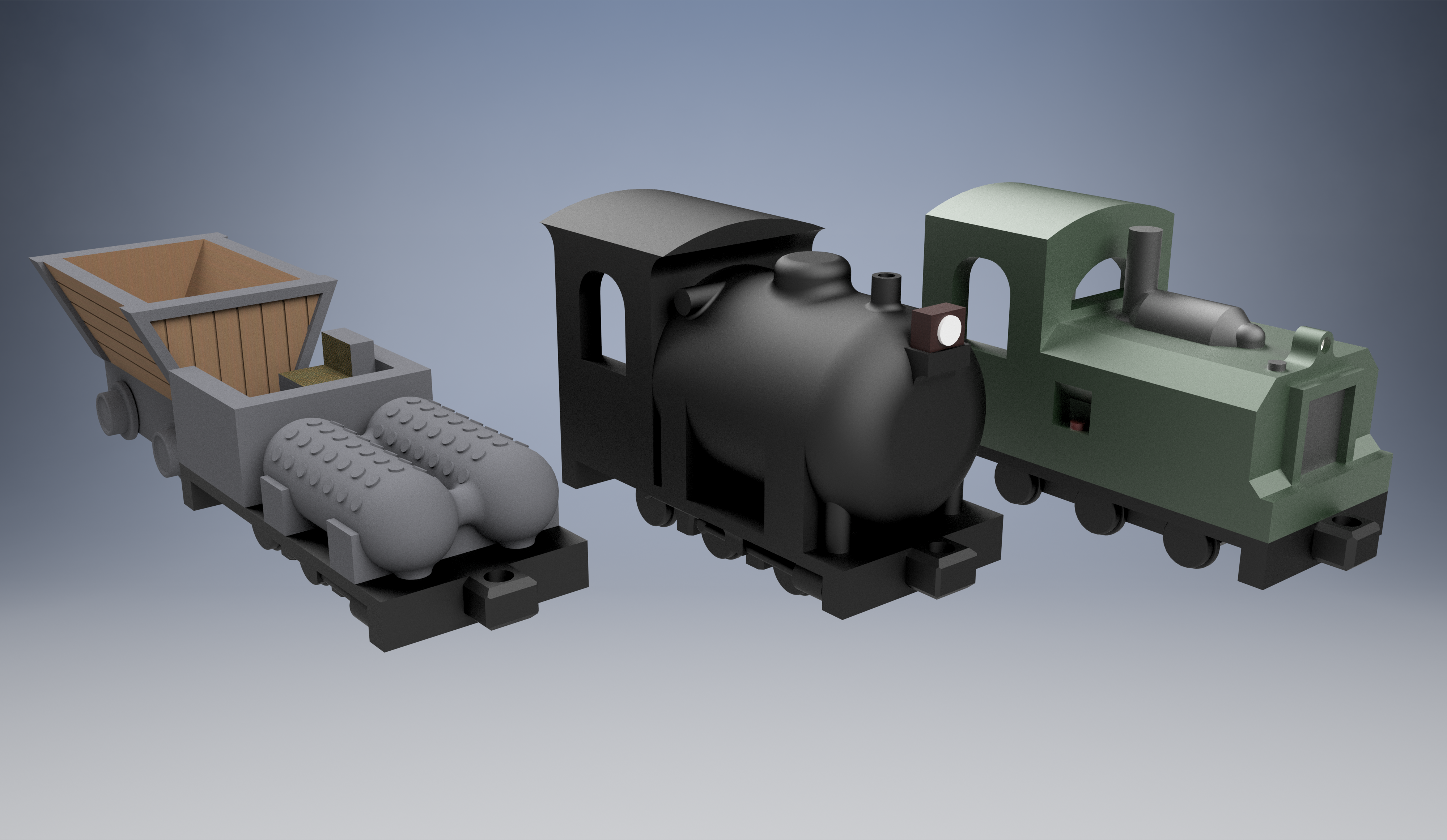 HO Scale - Fireless Industrial Locomotives