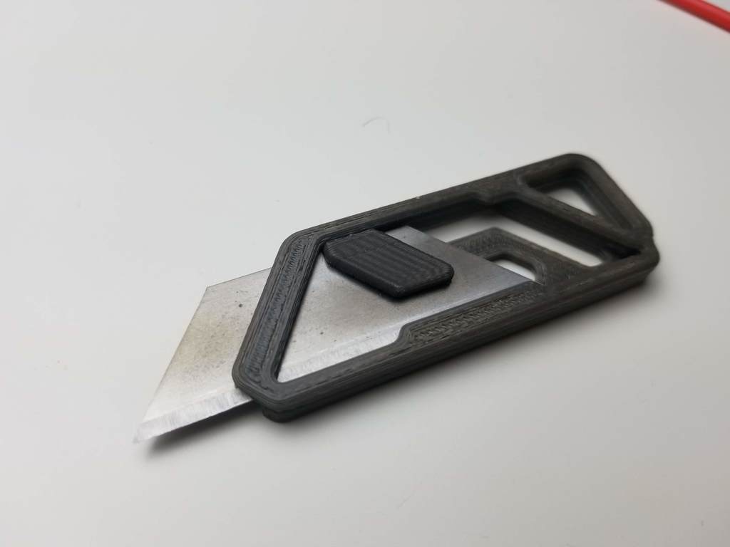 Micro Utility Knife Keychain