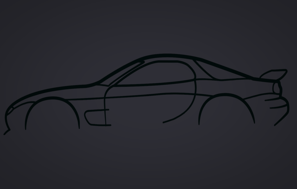 Mazda RX-7 silhouette