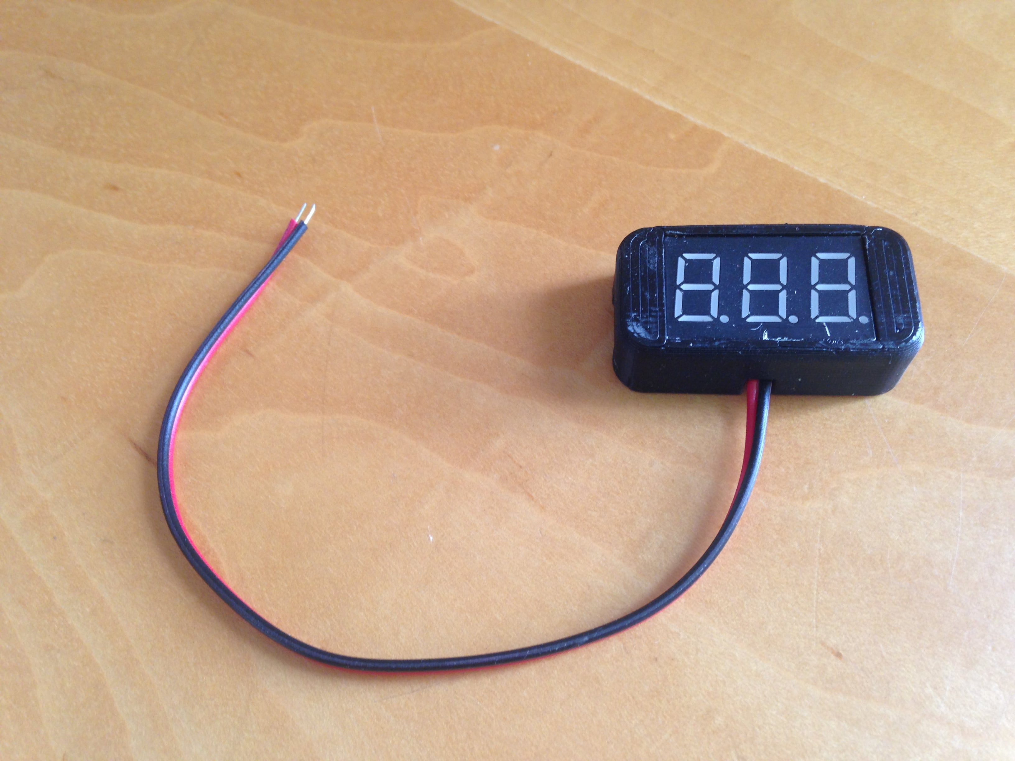 Voltmeter case