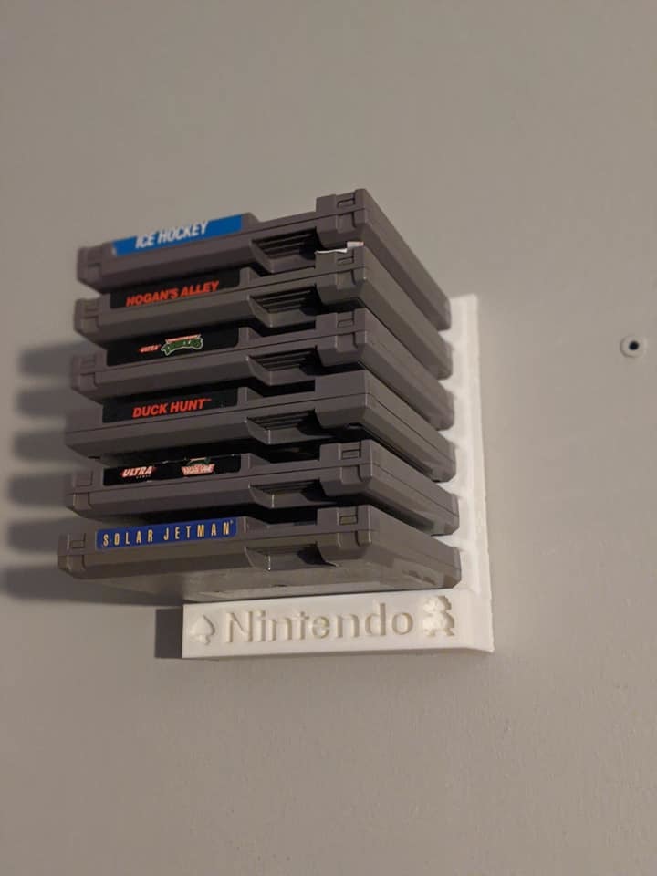 Nintendo NES Game Multi Holder Wall Mount