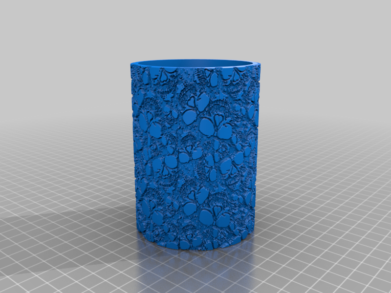 Textured skull can cooler
