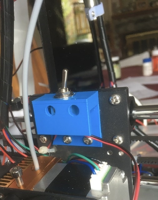 Anet8 toggle switch mount