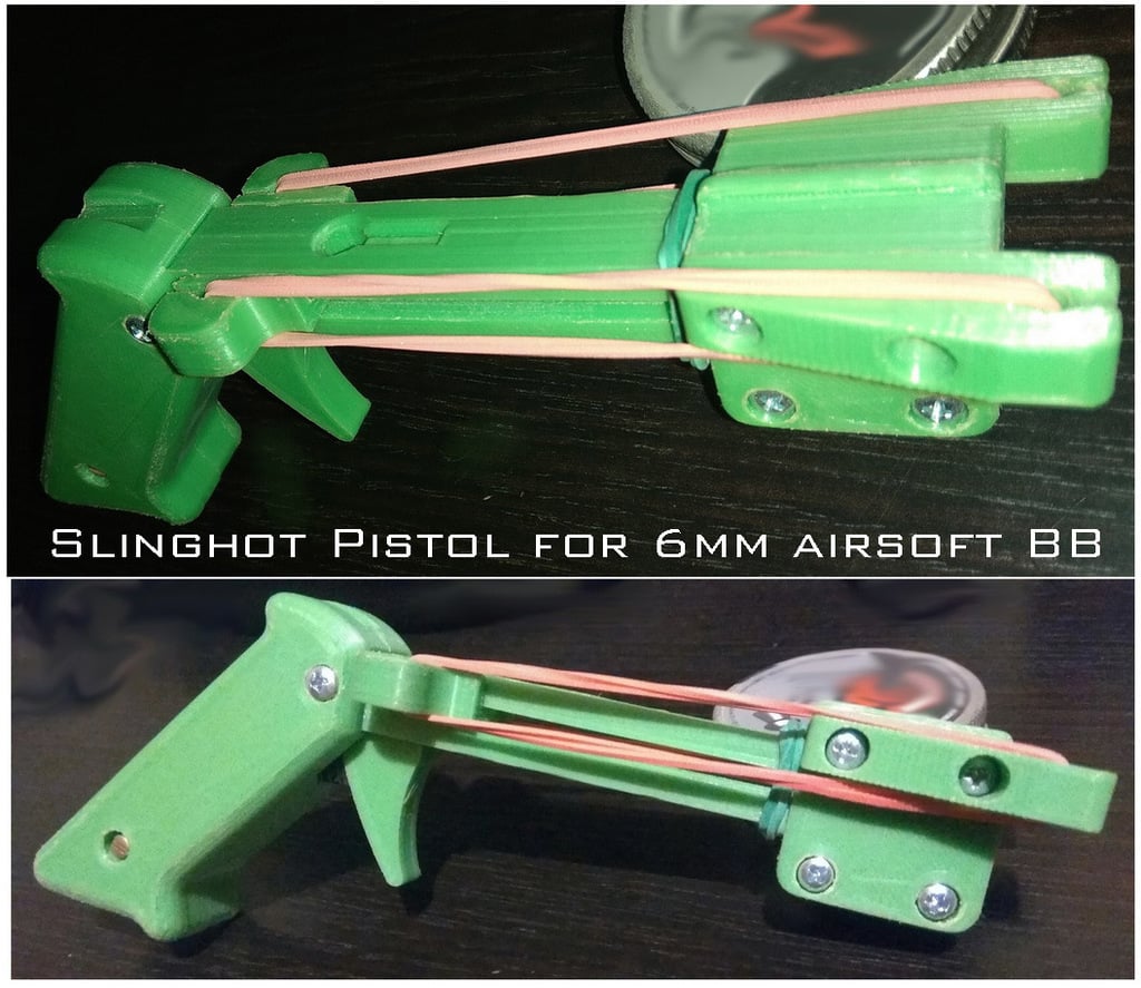 Slinghot Pistol for 6mm airsoft BB