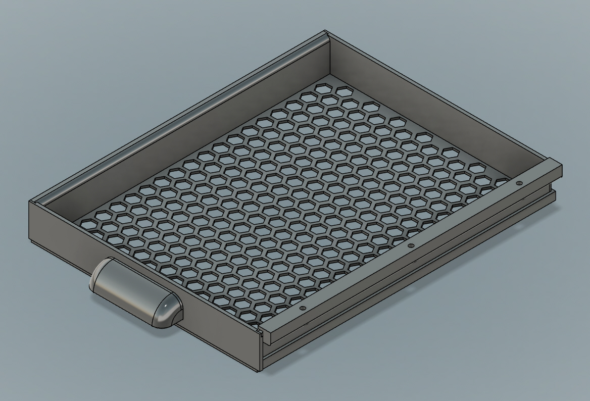Improved Modular under desk drawer