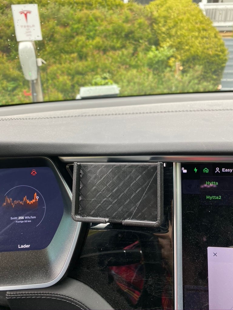 Tesla mX/S Air Vent clip with iphone 11 Pro Max Holder