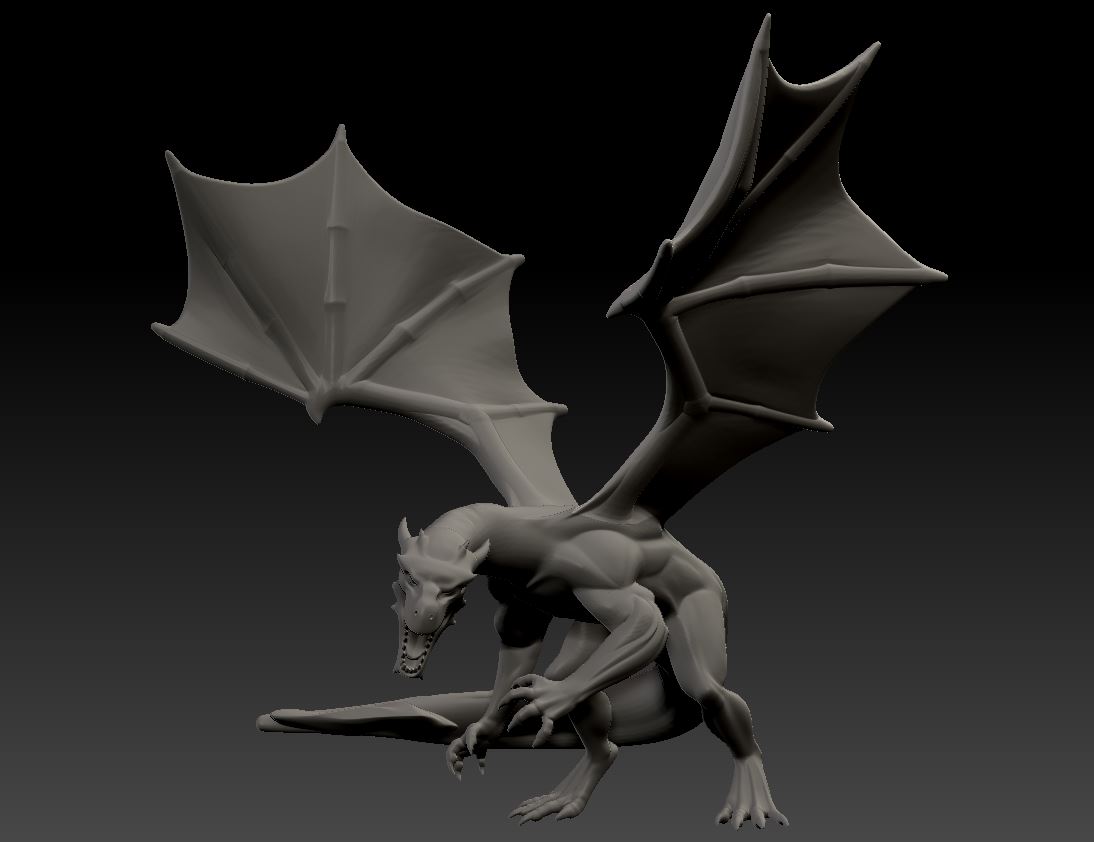 Dragon - Reposed and Remixed from boris3dstudio