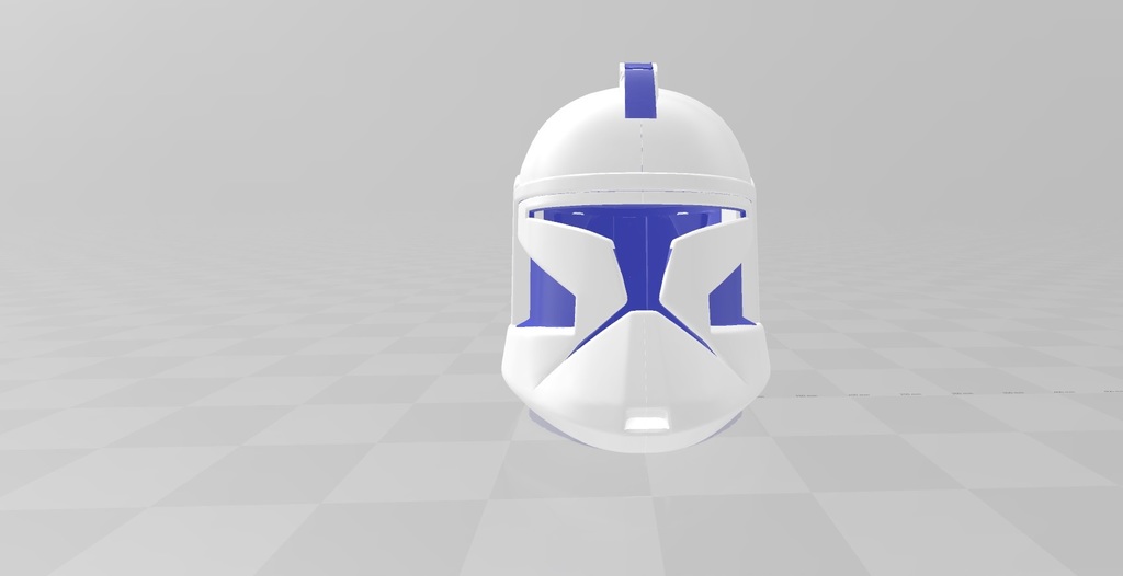 Multi-Material Star Wars Clone Trooper Helmet 1