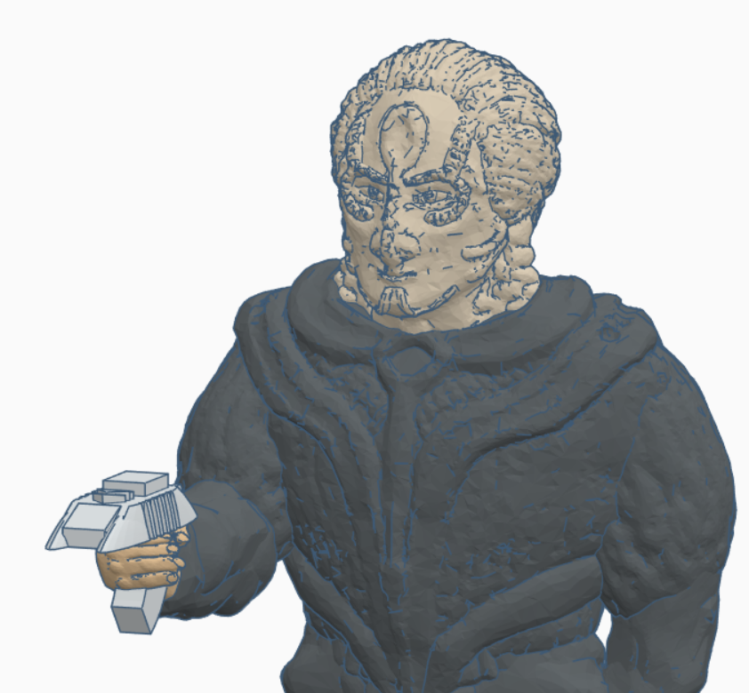 Cardassian With Pistol