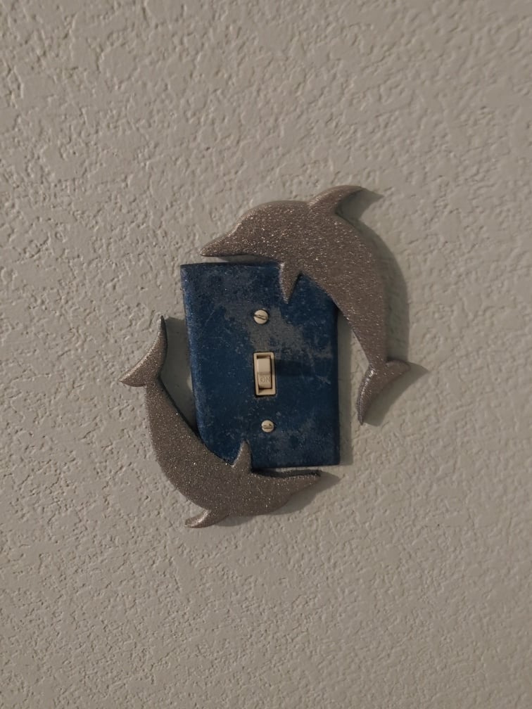 Dolphin Light Switch Cover