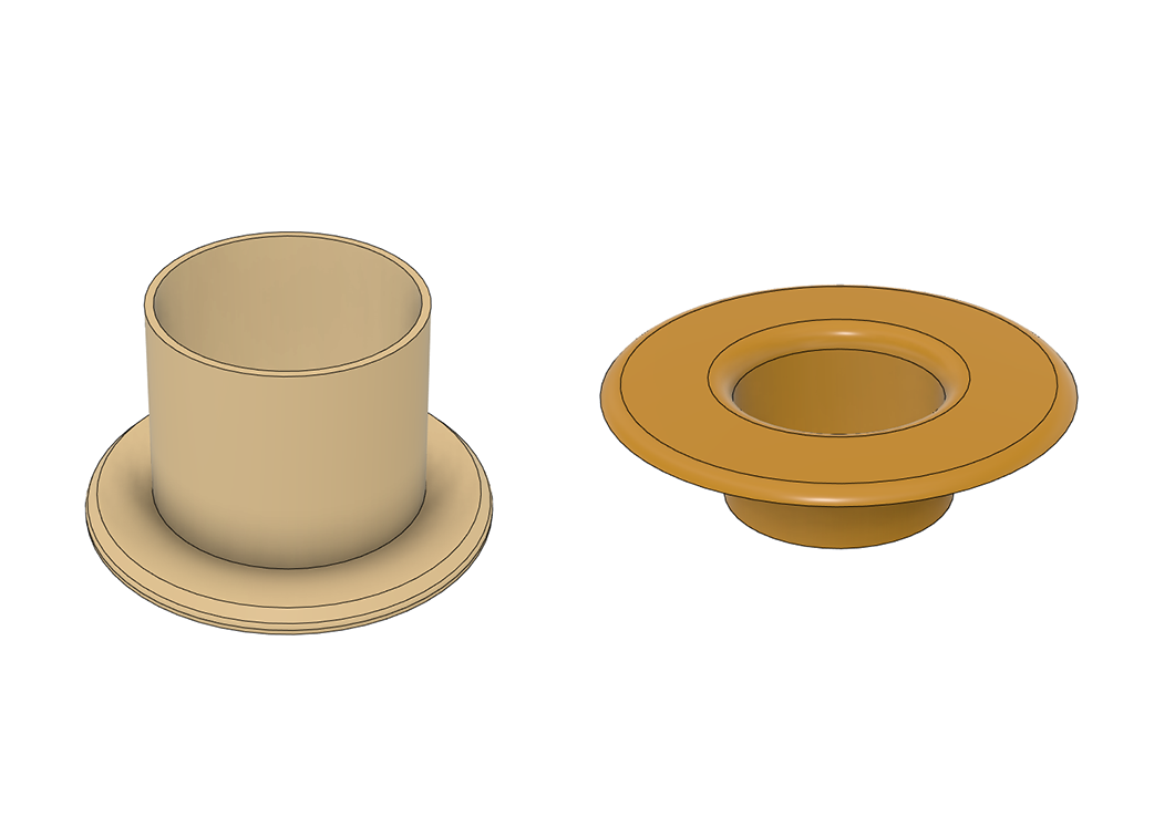 Parametric hole plug/cap [with Fusion 360 source]