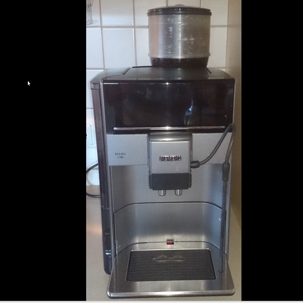 Siemens Coffeemaker beans container extension