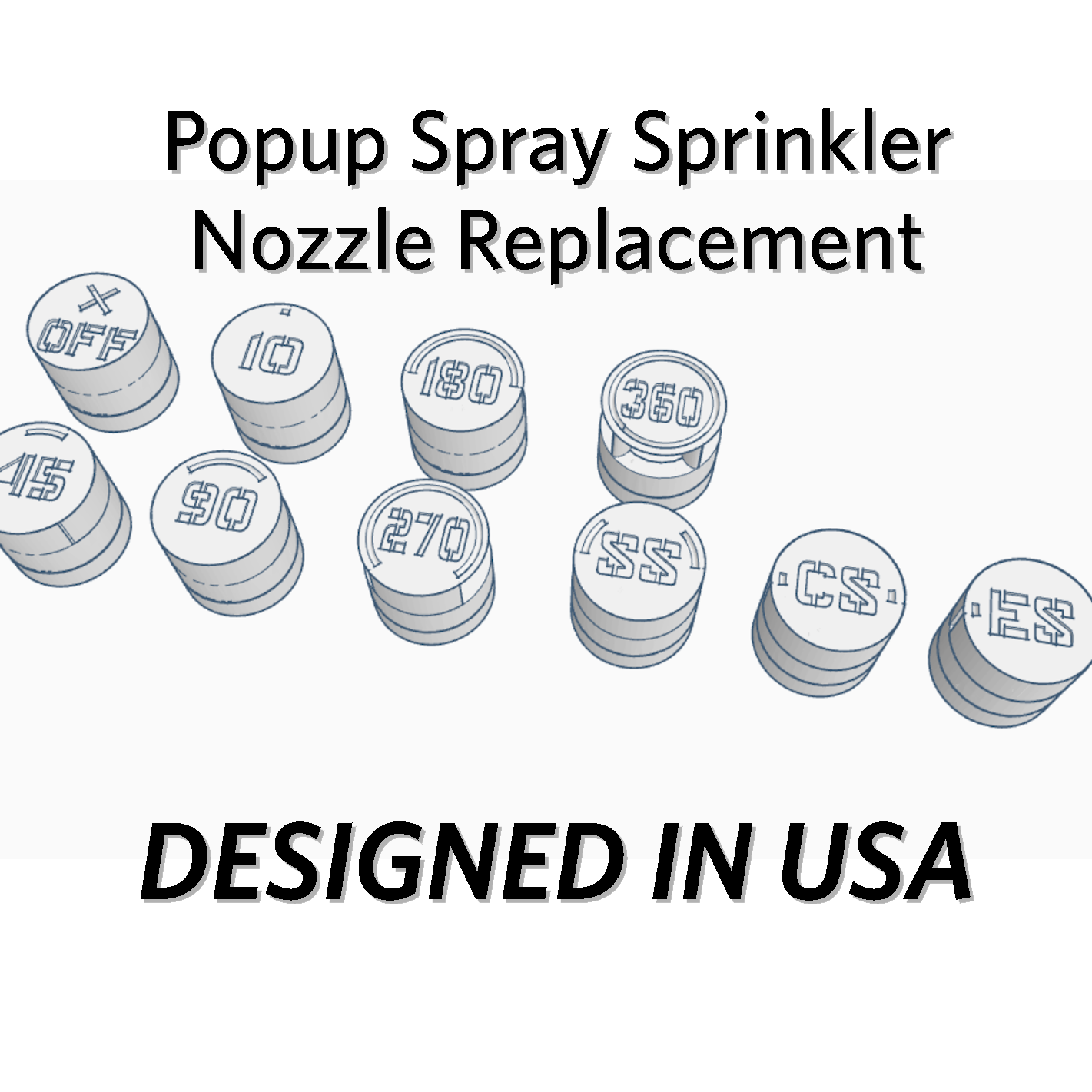 [8 ft.] Popup Spray Sprinkler Nozzle Replacement