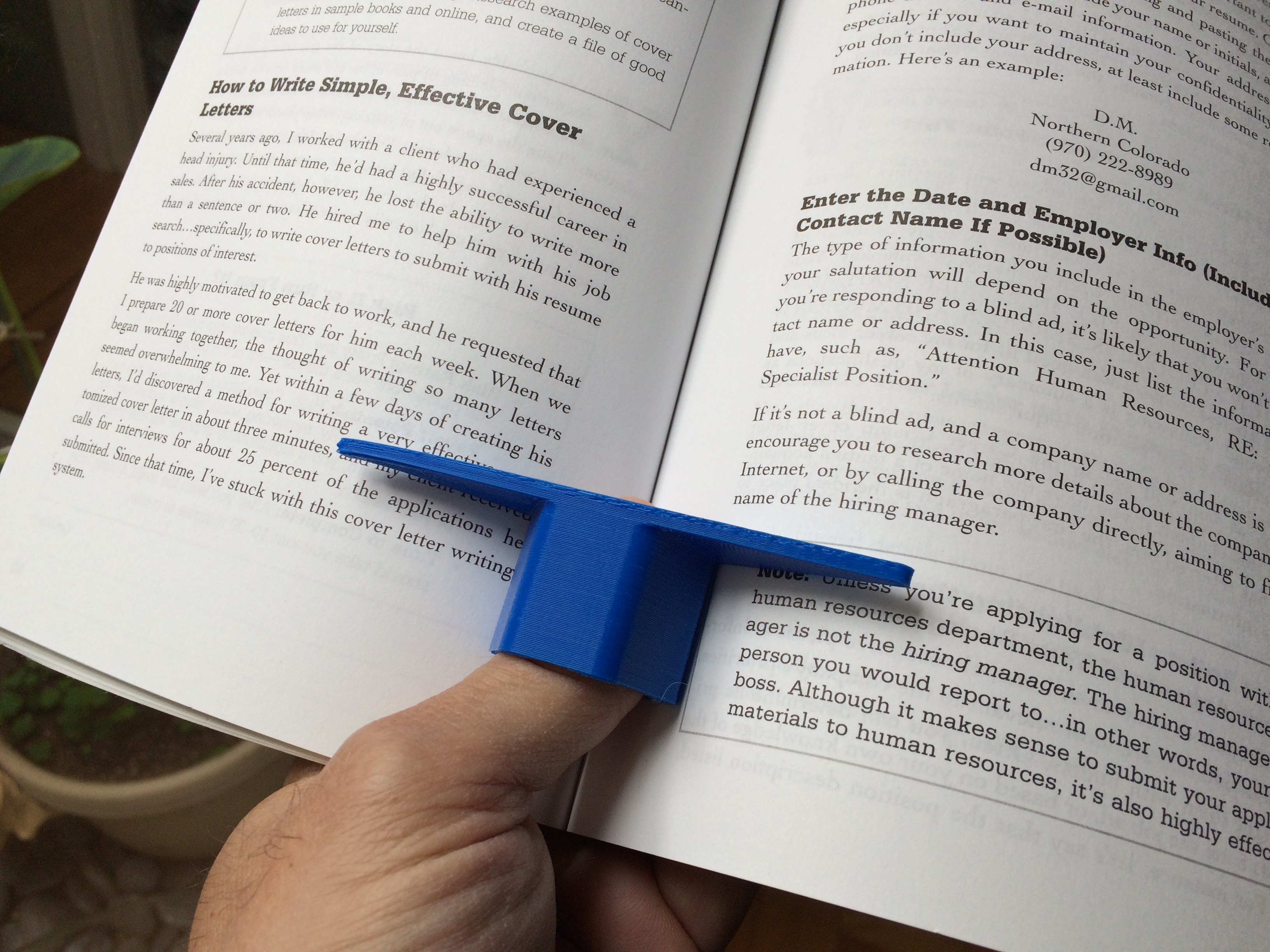 Comfy Book Opener and Page Keeper