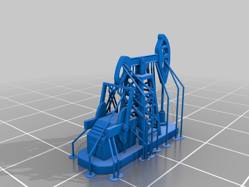 N Scale Pumpjack