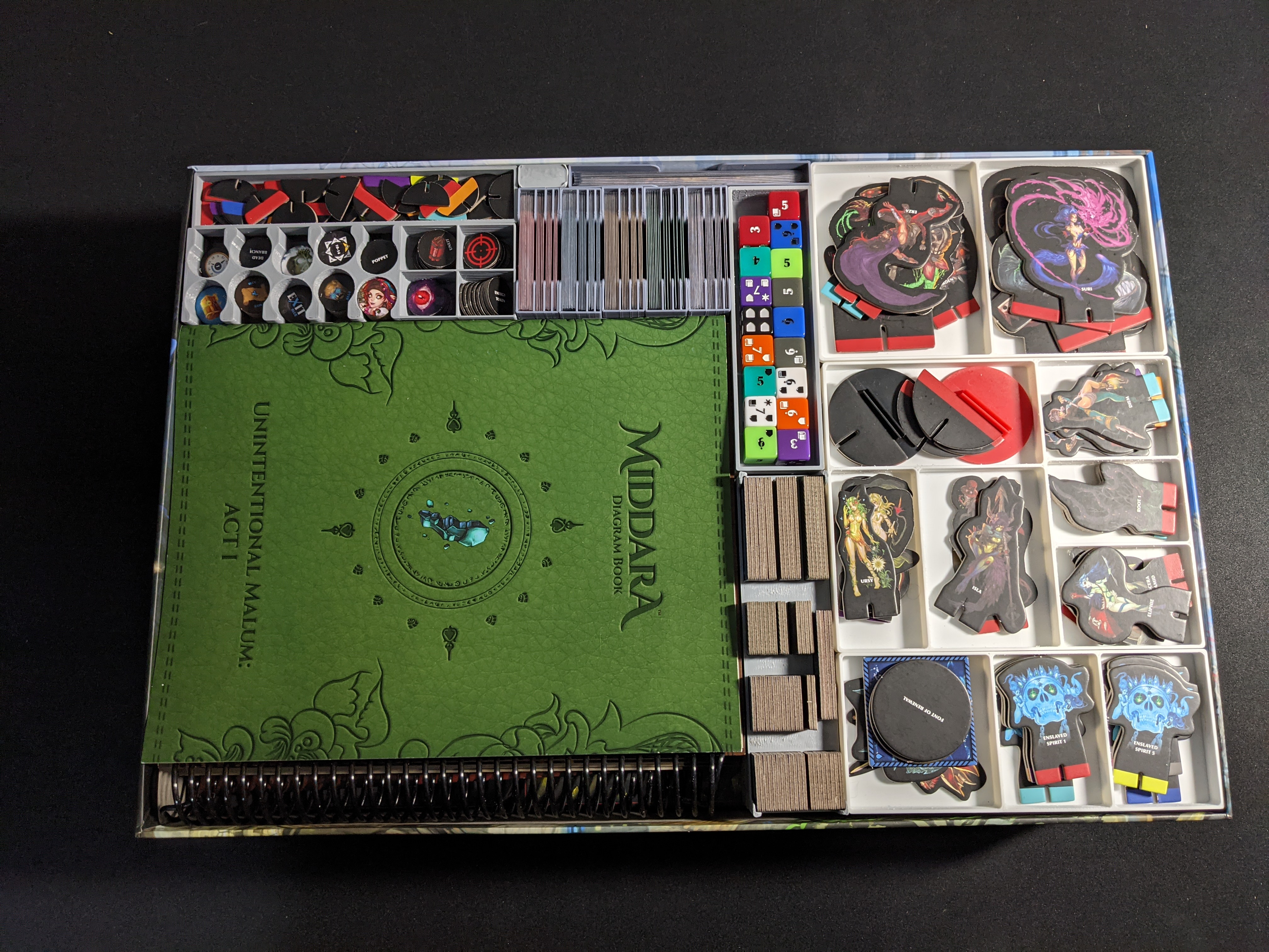 Middara: Unintenional Malum Act 1 v1.1 Organizer - fits all items without lid lift