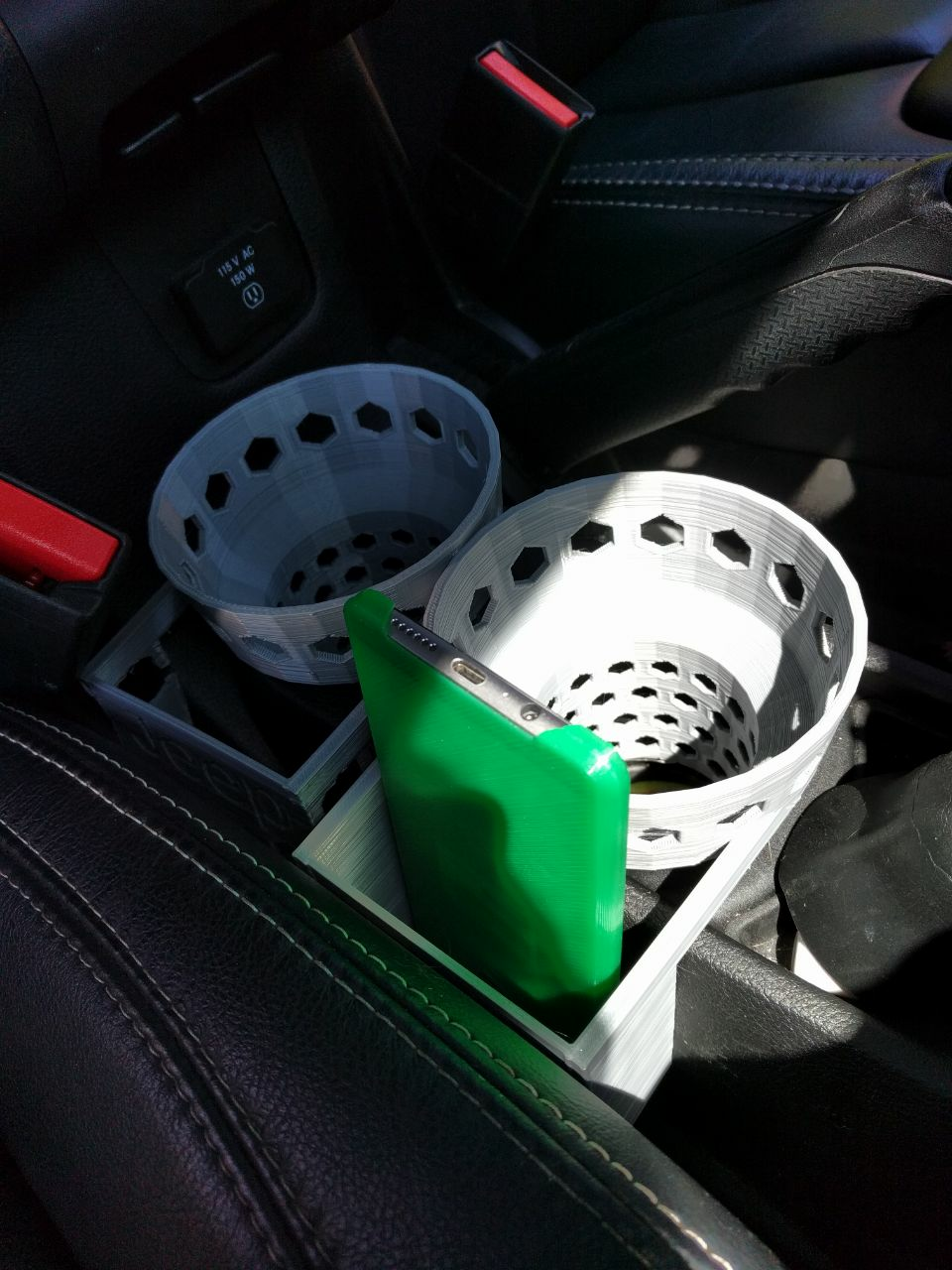 Jeep Cup Adaptor with Smartphone Pocket