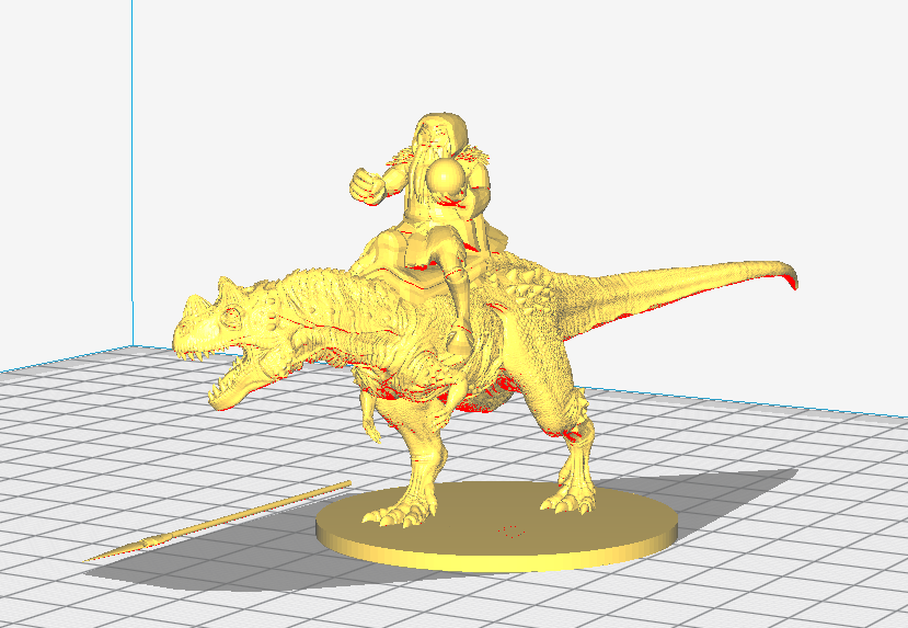 Duergar Dinosaur Rider- Gartokkar, Keeper of the Flame