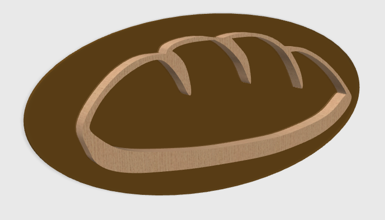 A loaf of bread cookie cutters