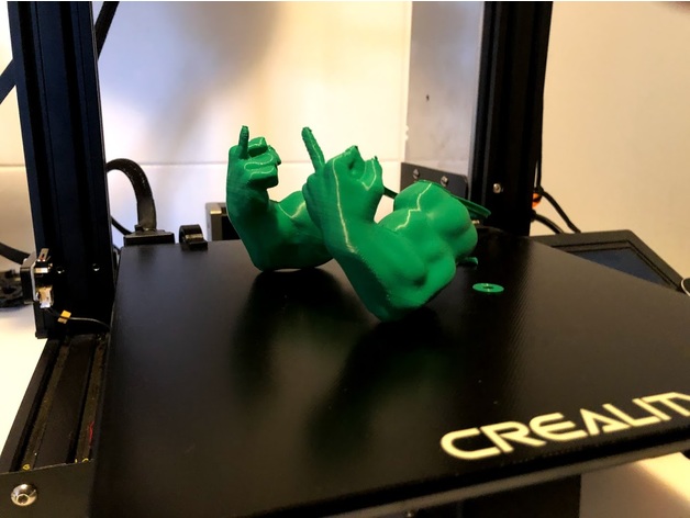 Hulk Arms For Chickens The Original 3D Print (not off Thingiverse!)