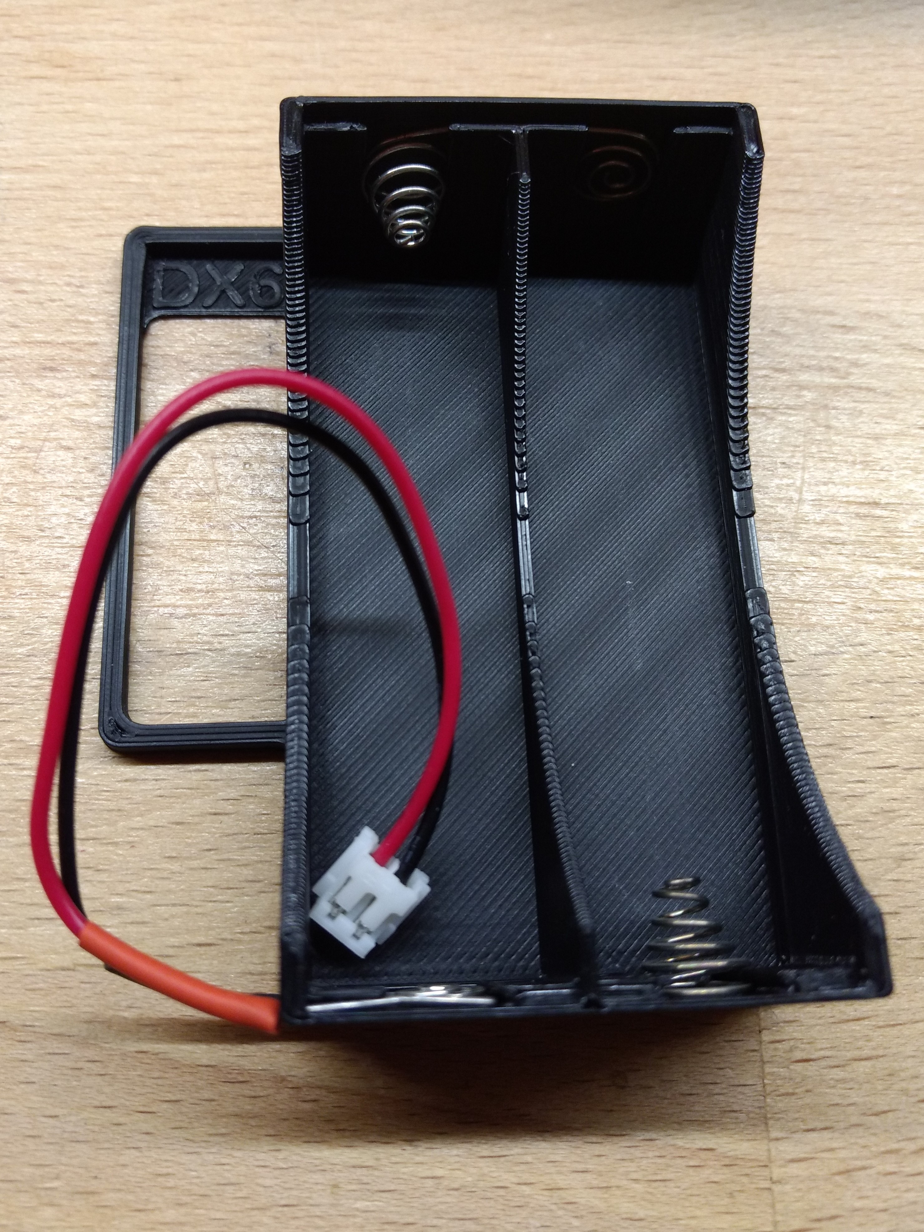 Spektrum DX6 protected 18650 holder