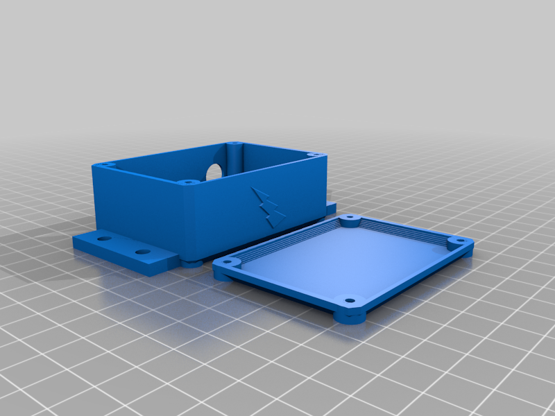 Relaisgehäuse für Profilschienenmontage am 3D Drucker